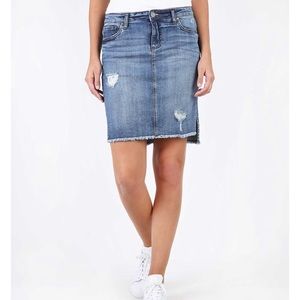 Kut From The Kloth Connie Fray Skirt